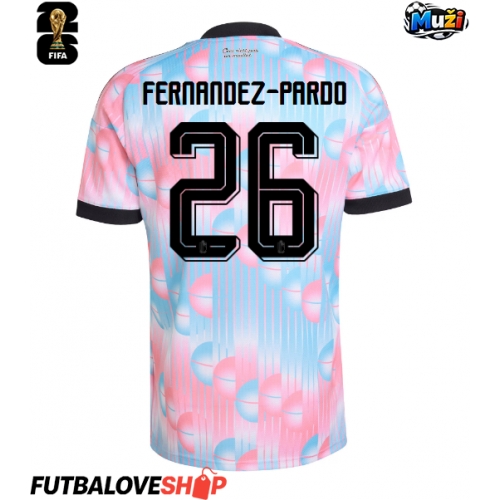Dres Belgicko Matias Fernandez-Pardo #26 Preč MS 2026 Krátky Rukáv